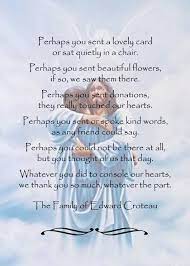 Perhaps you sent a lovely card, or sat quietly in a chair. Sympathy Thank You Quotes Quotesgram