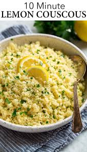 This particular way of preparing couscous with the addition of the sweet peas and the salty parmesan make it amazing. Lemon Couscous This Is One Of The Fastest Easiest Side Dish Recipes Plus It S Has A Delicious Bright Flavor In 2021 Couscous Recipes Lemon Couscous Recipe Recipes