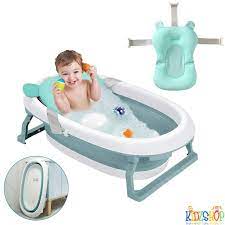 When your baby grows you can purchase a chair for your bath. Arkmiido Foldable Bath Tub With Bath Support Net Baby Bath Tub Bath Support Inflatable Baby Bath