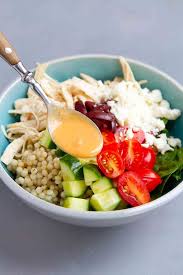 In a large saucepan, heat the olive oil over medium heat. Mediterranean Chicken Couscous Salad Bowls Cookin Canuck