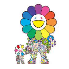 Murakami's flower plushes are known for being colorful, so to start off our top 5 we're going with something a bit different. Takashi Murakami Flower Parent And Child 2021 Artsy