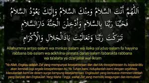 Allahumma Antassalam Waminkassalam Wa Ilaika Ya Udussalam Dzikir Setelah Shalat Youtube