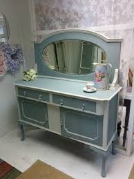 Victorian Sideboard Buffet Painted In Autentico Chalk Paint Colours Scandinavian Blue And Ch Painted Sideboard Distressed Furniture Painting Painted Furniture
