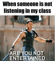 A gif is worth a million words. 25 Best Are You Not Entertained Gif Memes Makeagif Com Memes Are Memes