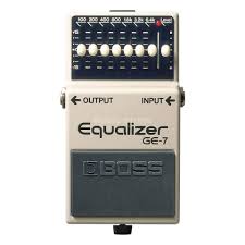 Equalizer or equaliser may refer to: Boss Ge 7 Graphic Equalizer Music Store Professional De De