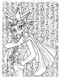 Once he was able to decipher the millennium puzzle, as a result of which he united with the soul of the ancient. Free Printable Yugioh Coloring Pages For Kids