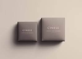 Cardboard packaging box mockup (psd). Jewelry Box Mockup