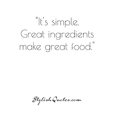 It S Simple Great Ingredients