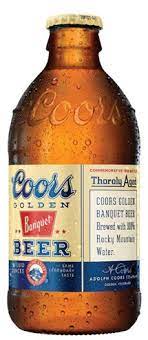 Mybeerbuzz Com Bringing Good Beers Good People Together What S With The Unusual Spelling On The Coors Banq Beer Bottle Crafts Coors Beer Label Design