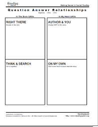 Reading Skills Using Qar Chart Lessons Tes Teach