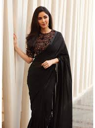 Katrina Kaif stuns in a shimmery black saree at the Red Sea International  Film Festival | Filmfare.com