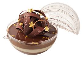La Maison Du Chocolat S Buche Spherical A Twist On The Traditional Yule Log Layers Of Chocolate Creme Brulee And Light Cream Infused With Bourbon Vanilla R