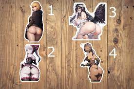 Overlord Lewd Female Character's Butts Vinyl Stickers - Etsy Australia