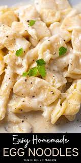 Egg Noodles The Kitchen Magpie Egg Noodles Egg Noodle Side Dish Comfort Food Recipes Dinners