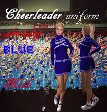 Rubies womens deluxe elf costume. Second Life Marketplace Cheerleader Outfit Long Sleeve Blue