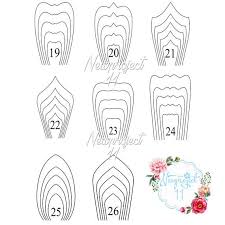 Mettre au panier l'imprimante et le papier photo pour bénéficier de la remise. Plantilla De Flor De Papel Pdf Paper Flower Template Giant Paper Flowers Template Paper Flower Patterns