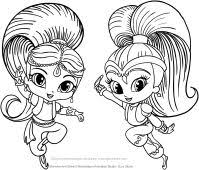 Disegni Di Shimmer And Shine Da Colorare Libri Da Colorare Disegni Da Colorare Pagine Da Colorare Mandala
