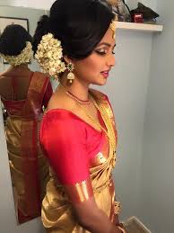 South Indian Wedding Vithya Hair And Makeup Indian Wedding Hairstyles Indian Bride Hairstyle South Indian Wedding Hairstyles