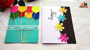 Pro tip for each of these projects, you need some basic supplies: How To Make 2 Easy Beautiful Handmade Happy Birthday Greeting Cards At Home Youtube