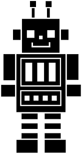 This honestly messed with my mind. Robot Silhouette Free Clip Art Silhouette Free Clip Art