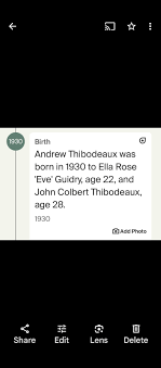 Thibodeaux Family Colbert & Elrose