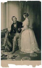 Qv looks blurry cause she was very nervous about her beloved daughter getting married! Prince Albert And Queen Victoria Wedding Photo Queen Victoria Wedding Victoria Reign Queen Victoria