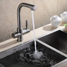 Maybe you would like to learn more about one of these? Brewst Modern Brushed Nickel 2 Handle Kitchen Sink Faucet With Filtered Water Spout Solid Brass Faucet Kitchen Sink Faucets Water Spout