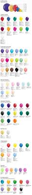 116 Best Colour Charts Images In 2019 Balloon Decorations
