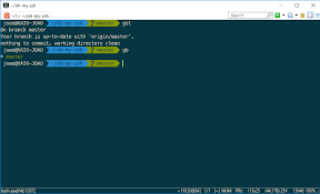 Verify the installation by typing the following command which will print the git version: Setting Up Windows Subsystem For Linux With Zsh Oh My Zsh Conemu Joao Grassi S Blog