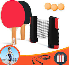 Most importantly, it can expand up to 72 inches. Hook Portable Table Tennis Set Ping Pong Set Ping Pong Table Net Include 2 Bats And