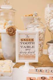 Shabby Chic Scrabble Inspired Wedding Dessert Table Hostess With The Mostess Wedding Desserts Dessert Table Sign Wedding Candy Table