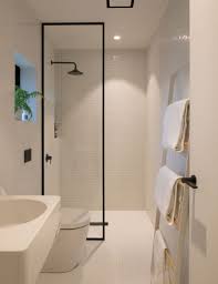 How Minimalist Design Took This Small Bathroom To The Next Level Minimalist Bathroom Design Modern Small Bathrooms Minimalist Bathroom