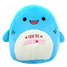 Squishmallow 12 Inch Valentine S Day Plush Rey The Shark 2021 valentine 💖 squishmallow 4.5 rey shark youre jawsome mini plush. squishmallow 12 inch valentine s day plush rey the shark
