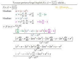 Maybe you would like to learn more about one of these? Soal Dan Pembahasan Turunan Fungsi Implisit 1 5 Istana Mengajar