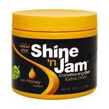 Ampro Shine N Jam Gel Extra Hold 16 Oz Gel Styling Gel Hold On