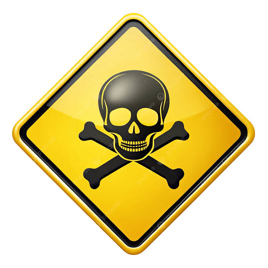 Warning Sign Skull And Crossbones High Risk Hazard Alert, Warning Sign, Hazard Sign, Danger Sign PNG Transparent Image and Clipart for Free Download