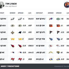 Tough game here, cody kessler is starting his first nfl game. Nfl Picks For Week 7 Pick Em Against The Spread And Over Under Mile High Report