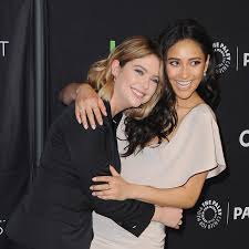 One of them is canadian actress shay mitchell who played the role of emily fields since the teen show's premiere in 2010. Pretty Little Liars Stars Shay Mitchell And Ashley Benson Reunited For A Tiktok Dance Teen Vogue