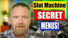 Slot Machine SECRET Menus Revealed! - YouTube