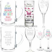 Personalised Novelty Christmas Drinking Wine Glass Tankard Shot Gifts For Xmas Ebay At personalization mall, we do our best to make these special moments even more memorable with custom wine glasses personalized with names, monograms or a favorite saying.