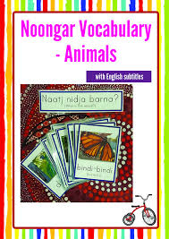 Australian Animals Aboriginal Noongar Vocabulary Cards Printable Australian Animals Aboriginal History Aboriginal