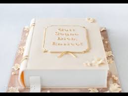 From baking with the cake boss: Book Shaped Cake Short Step By Step Tutorial Youtube
