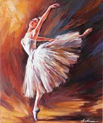 Ballet Dancer Anastassia Art Ballerina Art Ballet Art Dancer Painting