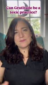 Gratitude can be a toxic practice., 🛑, Aren’t we supposed to feel happy  when we fill that list? But if we use it to gaslight ourselves that we are  happy instead of sitting with our feelings, we are ...