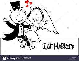 Hier finden sie viele lustige und interessante bilder. Brautpaar Karikatur Auf Weissem Hintergrund Ideal Fur Lustige Hochzeit Einladung Vektor Format Sehr Einfach Zu Bearbeiten Einzelne Objekte Stock Vektorgrafik Alamy
