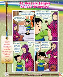 Komik Adab Berbaik Sangka Pada Orangtua Buku Anak Komik Anak Disiplin Anak