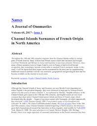 This is derived from the french word about that refers to 'an extremity of a metallic or wooden element or piece'. Pdf Channel Islands Surnames Of French Origin In North America