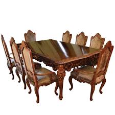 Antique Italian Dining Room Set With Table Chairs Buffet Consoles Credenza 1stdibs Com Italian Dining Room White Dining Room Sets Dining Room Table
