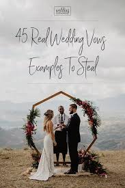If you're throwing a traditional wedding reception, your invitation wording can set the tone. Wedding Quotes Wedding Messages 45 Real Wedding Vows Examples To Steal Wedding Forward Bride Wedding Network Explore Discover The Best And The Most Trending Wedding Ideas Around The World