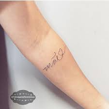 Tatuagem Com Nome Mãe